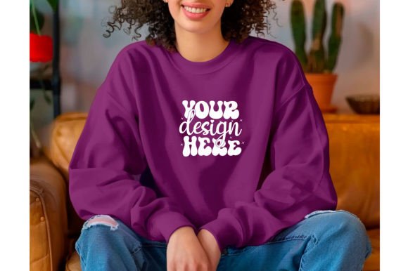 Boho Gildan 18000 Women T-shirt Mocku: A Strategic Asset for Design Professionals