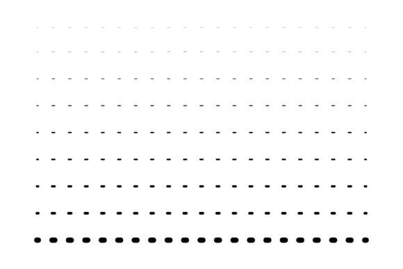Dotted Horizontal Simple Line Design