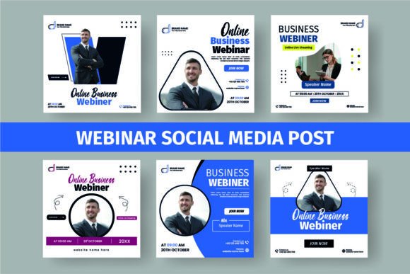 Elevating Your Webinar Strategy with Professional Social Media Post Templates