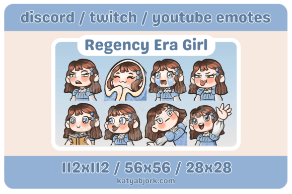 Emote Pack Regency Era Girl: A Design Guide