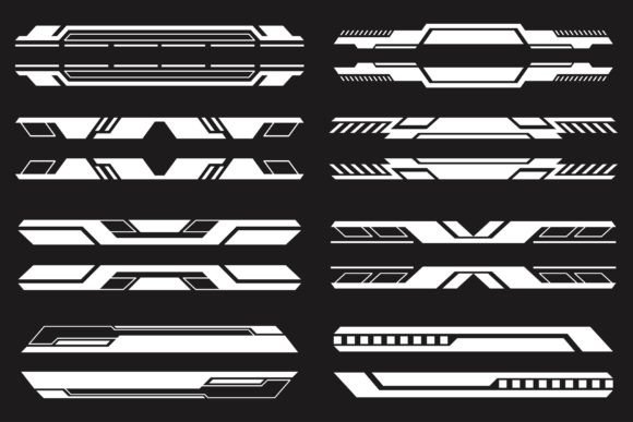 Futuristic Header and Footer Interface: Elevating Digital Aesthetics