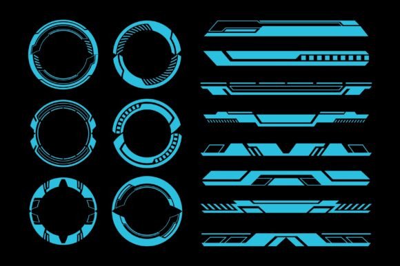 Futuristic HUD Elements Cyberpunk Set: A Comprehensive Design Resource