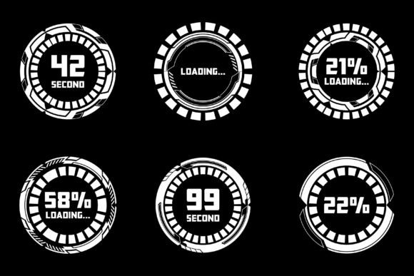 HUD Futuristic Interface Loading Screen