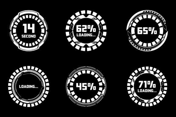 Set of HUD Futuristic Circular Loading: A Workflow Guide for Designers and Creators