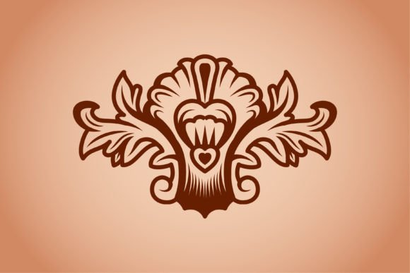 Wooden Craft Element: Abstract Motifs & Indonesian Patterns